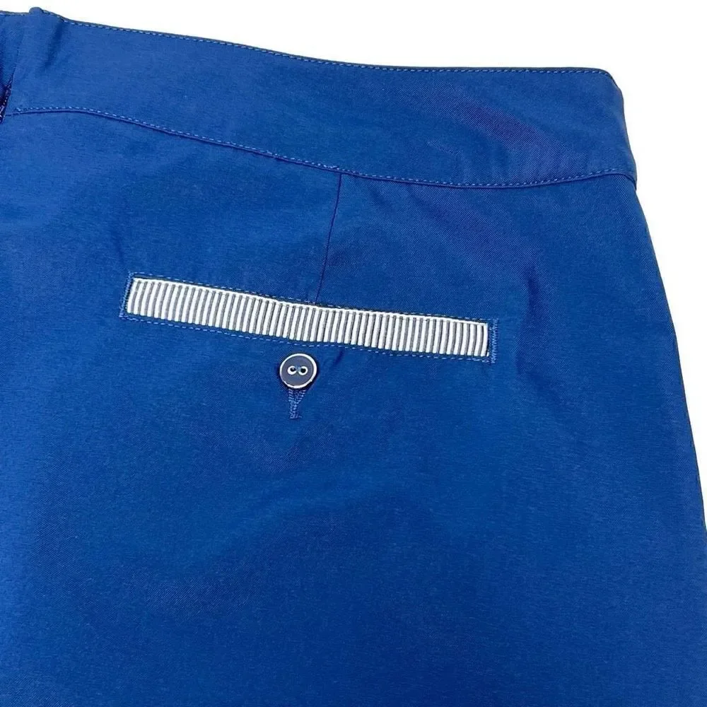 Lady Hagen blue zip front golf skort size 12.